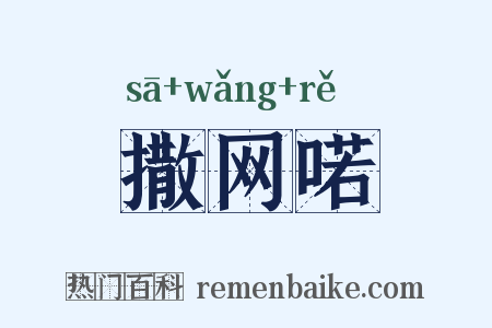 撒网喏是什么意思的图片